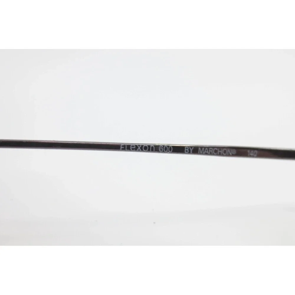 Flexon 600 by Marchon Gunmetal Oval Titanium Eyeglass Frames 52-18-140 35961